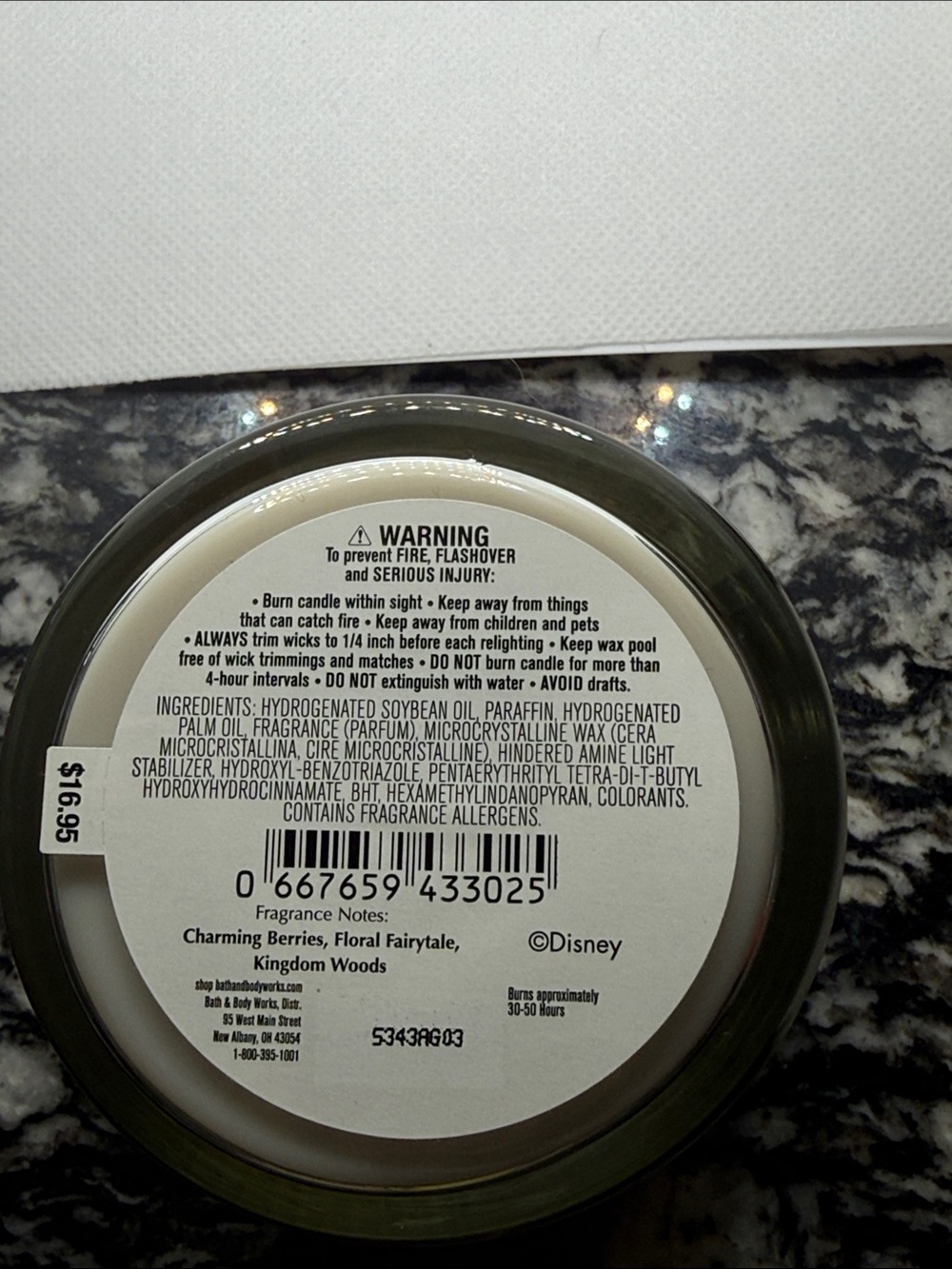 Rare-
Bath & Body Works Princess "Life's a Fairytale" Gold and Purple Jar Candle - Picture 5 of 6
